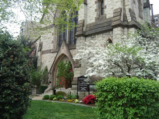 Facade at Easter